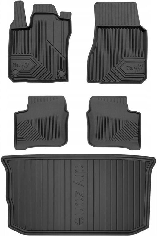 SET 77 Fußmatten und Matten Smart Forfour 2 Schrägheck 2014-2020