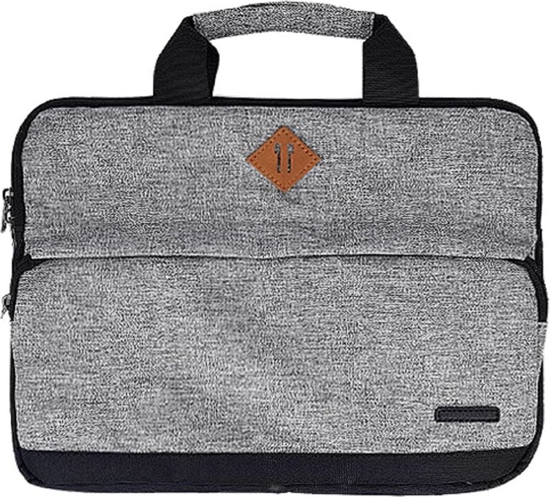 Laptop Notebook Tasche fashion mit Handgriff Schutztasche Bag Tablet Slim Hellgrau 14.1 Zoll