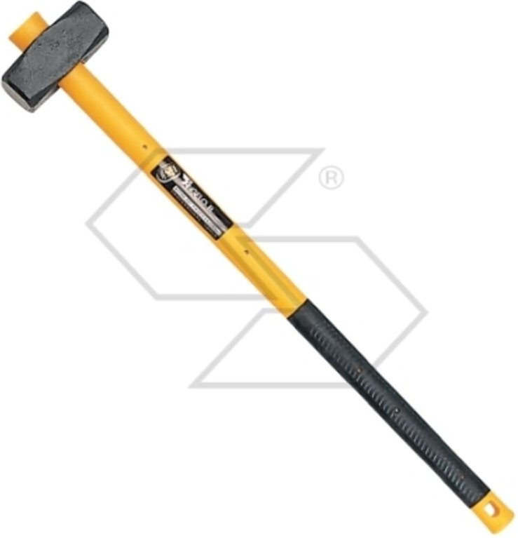 Paar Stahlspalthammer mit 100 cm Fiberglasstiel, Gewicht 3,0 kg