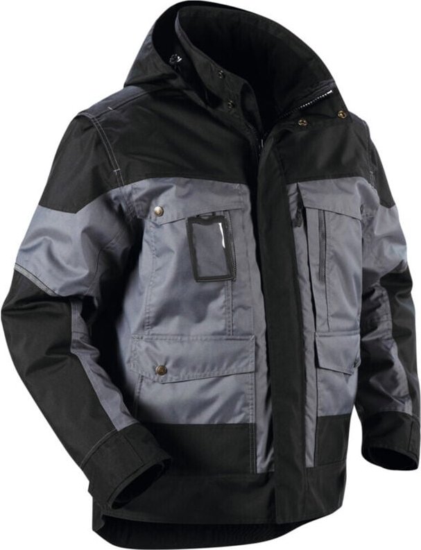 Blakläder Winterjacke, grau / schwarz, Unisex-Größe: l