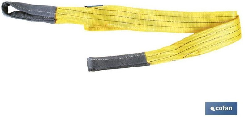 Flache Polyesterschlinge, 2000 kg x 8 m