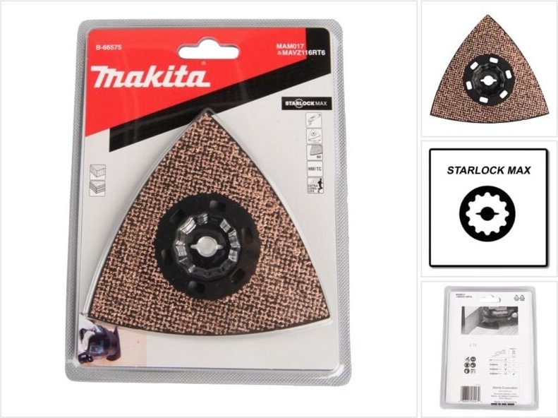 B-66575 Deltaschleifpapier Körnung (num) 60 1 St. - Makita