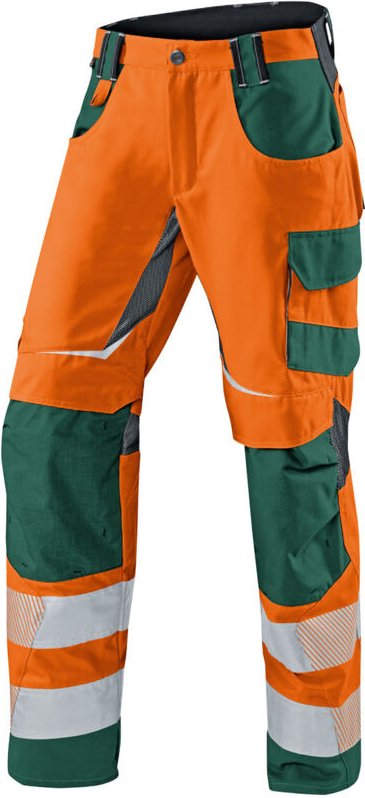 Kübler Sommerhose reflectiq psa 2 warnorange/moosgrün Gr. 54