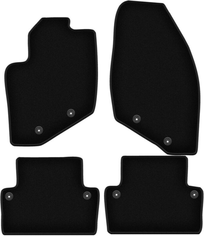 BASIC schwarze Veloursmatten für: Volvo XC70 II Kombi (2000-2007)