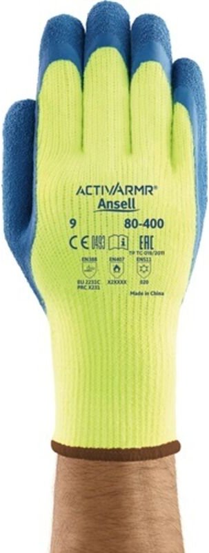 Ansell - Kälteschutzhandschuhe ActivArmr® 80-400 Größe 9 gelb/blau ( 4000371419 )