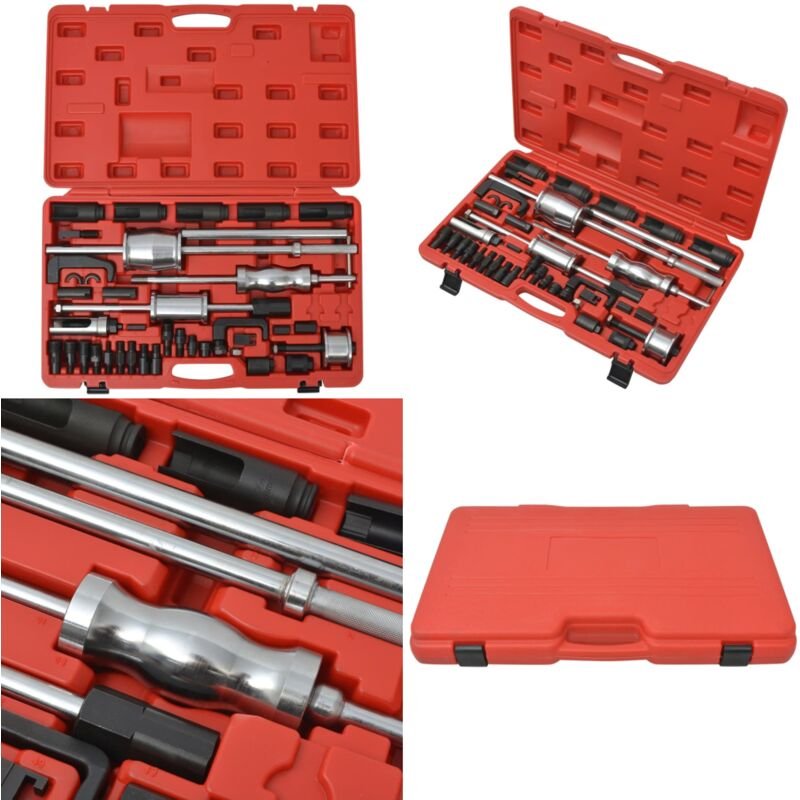 Vidaxl - Diesel-Einspritzdüsen-Abzieher Set Stahl - Diesel-Einspritzdüsen-Abzieher - Werkzeug Für Dieselmotoren - Handwe...