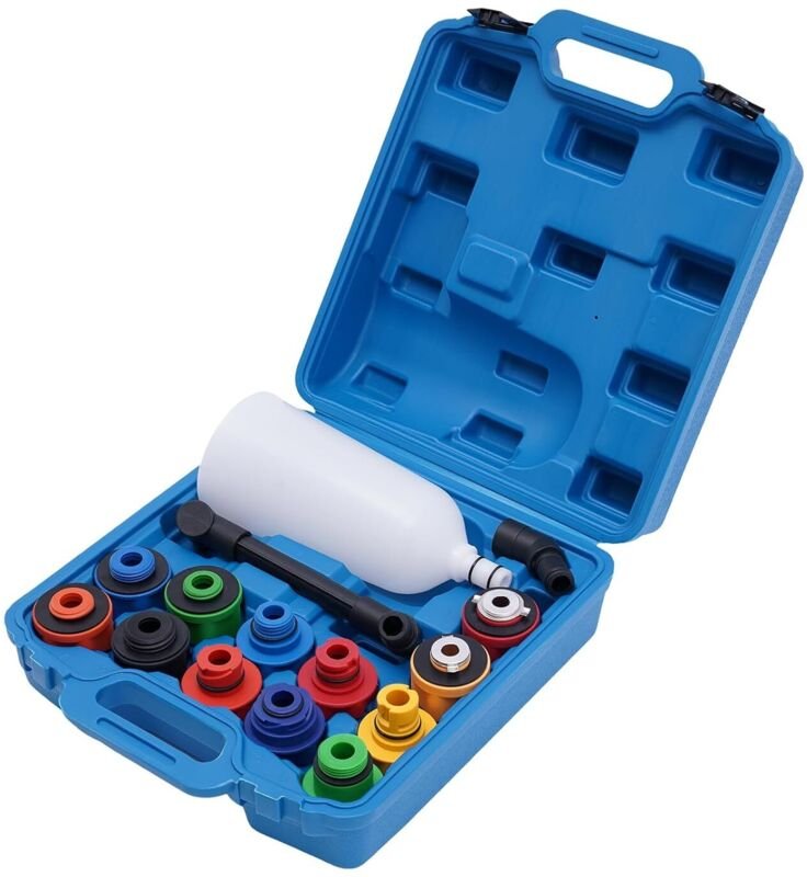 15 tlg Öleinfülltrichter Öl Einfülltrichter Satz Kunststoffausführung Einfülltrichter Motoröl-Trichter 2L/0.5Gal