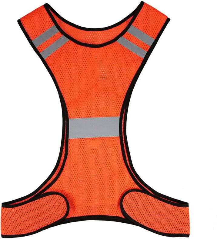 Reflektorweste, leichte, atmungsaktive Mesh-Sicherheitsweste mit hoher Sichtbarkeit zum Laufen, Gehen, Radfahren, Joggen...