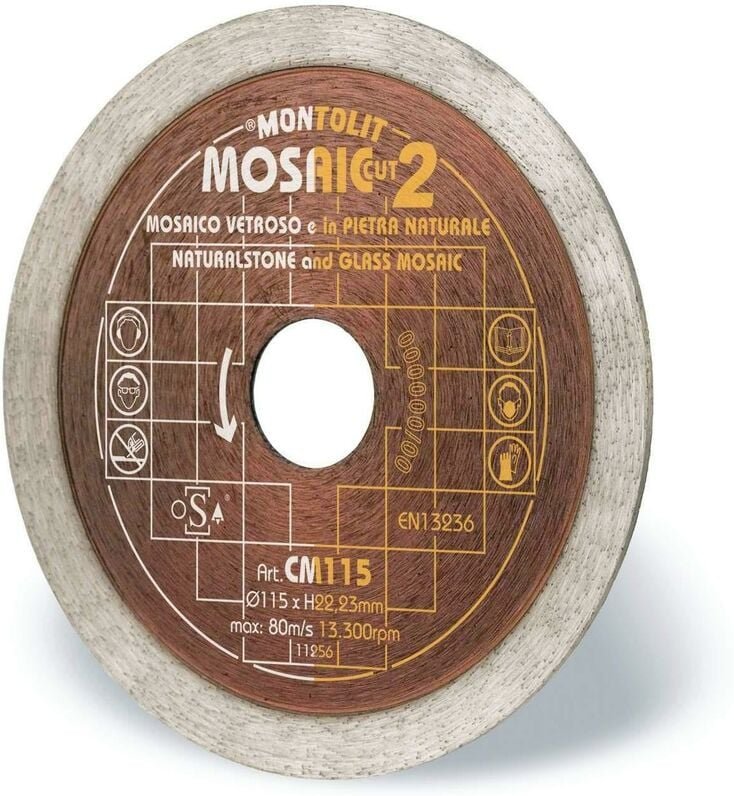 Diamantscheibe 125 mm fž£r mosaik und keramik Montolit cermont CM125
