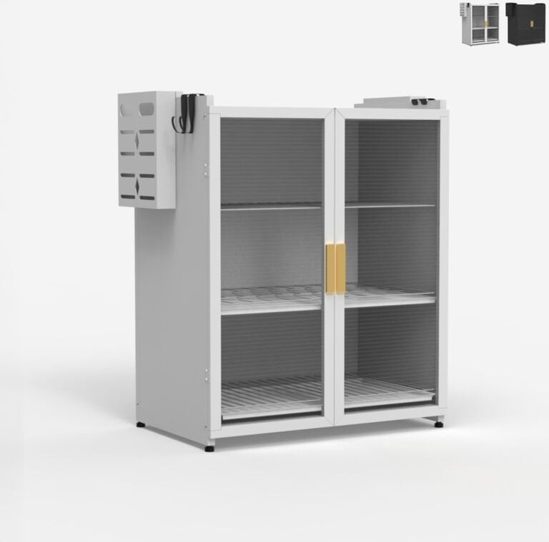 Küchenvorratsschrank Geschirrabtropfer 44x28x59cm Arin Plus - Weiß