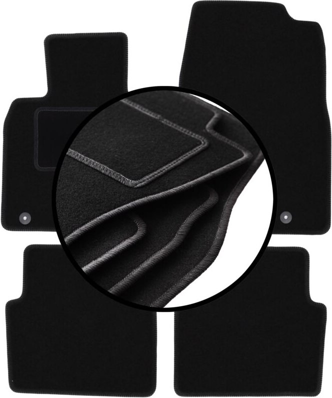 Komplettset Veloursmatten für: Mazda CX30 / CX-30 Crossover (2019-)