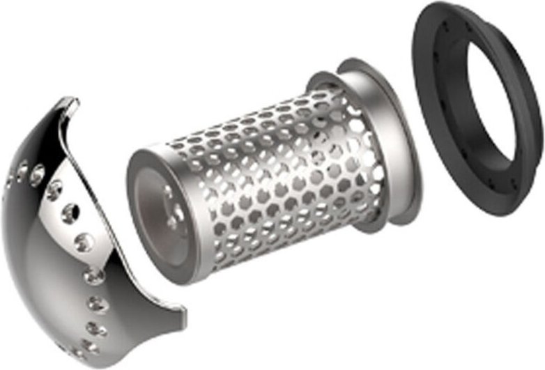 Badewannenfilter-Siebe, Haarfänger, Badewannen-Haarfängersieb aus Edelstahl, verschiedene Abflussgrößen von 3,5 bis 4,5 ...