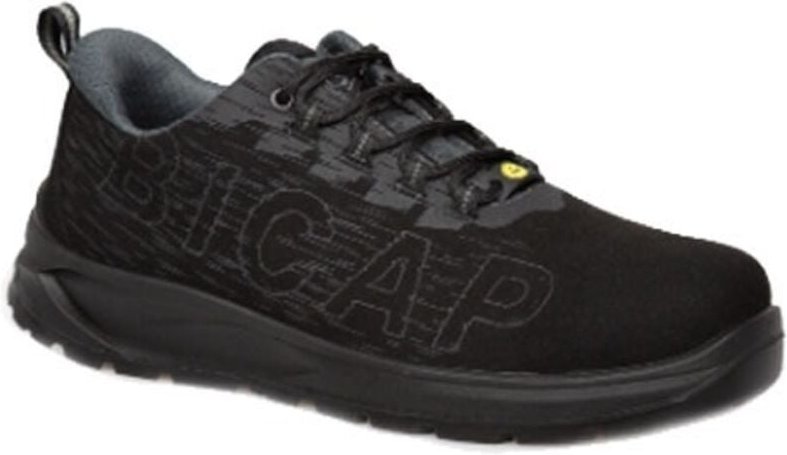 Bicap Icon Low ESD S3S FO SR Sicherheitsschuhe - 37 EU - Schwarze