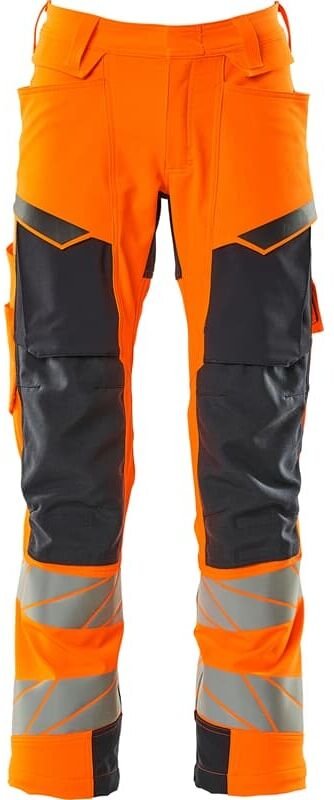 Hose mit Knietaschen 19079-511-14010 Gr. 82C68 hi-vis orange/schwarzblau - Mascot