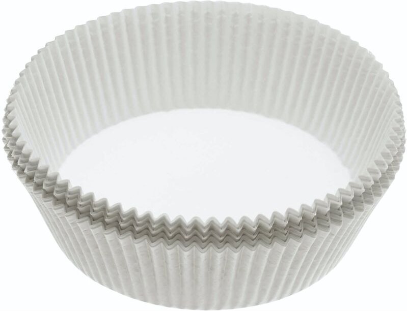 Antihaft-Kuchenformen KitchenCraft KCCL8, rund, 20 cm, Packung of 40, Farbe white