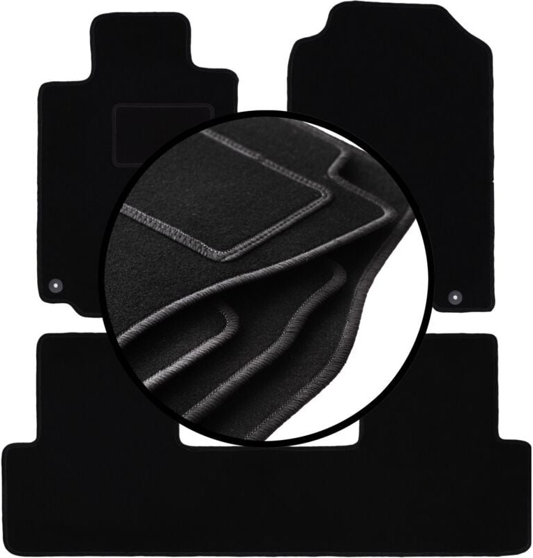 Komplettset Veloursmatten für: Honda CR-V IV SUV (2011-2018)