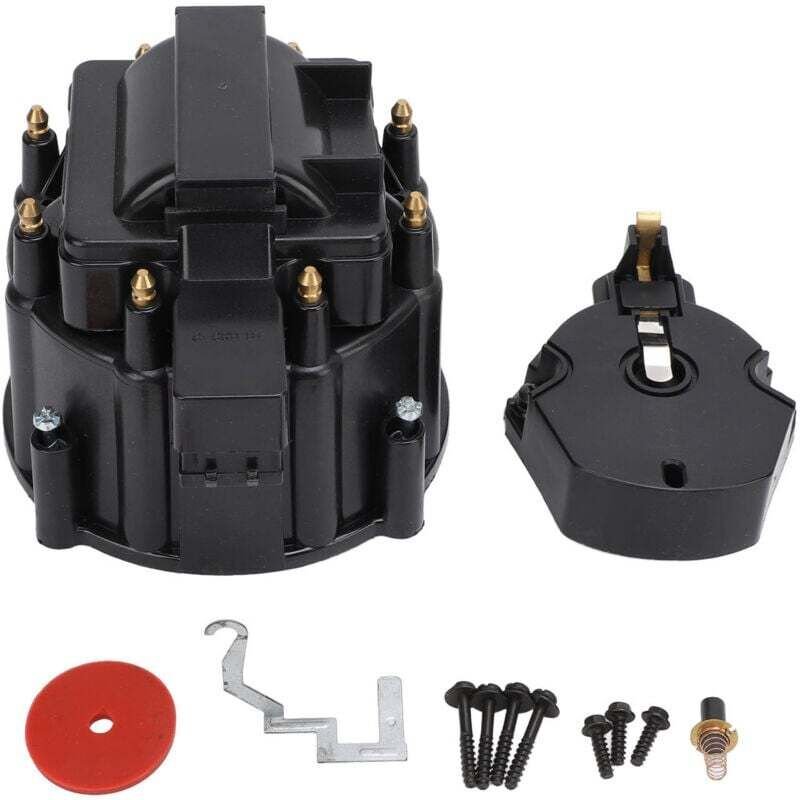 Großer Verteilerläuferkappen-Ersatzsatz, Tune-Up-Baugruppe für K549 SBC 283 305 307 327 350 400 BBC 454 396 427, Schwarz