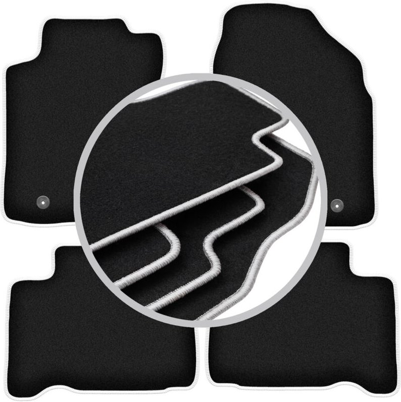 CARLUX-SILVER Autofußmatten für: Lexus NX 300H Crossover (2014-)