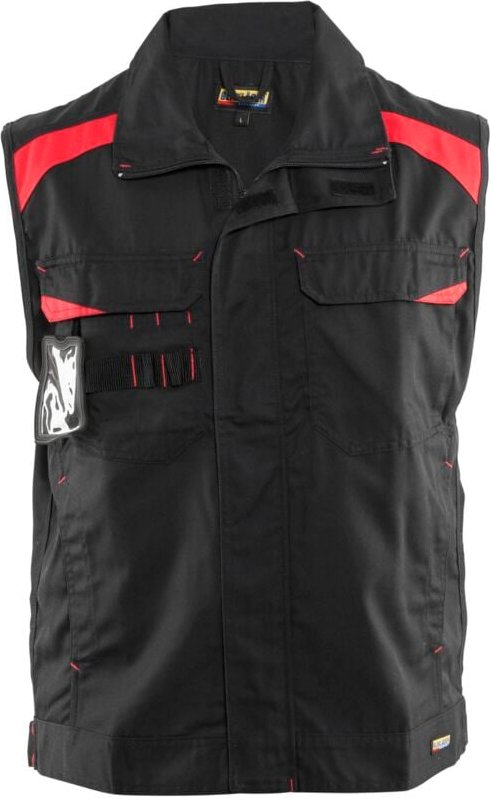 Arbeitsschutzweste ohne Ärmel Industrie 3164 Schwarz/Rot S