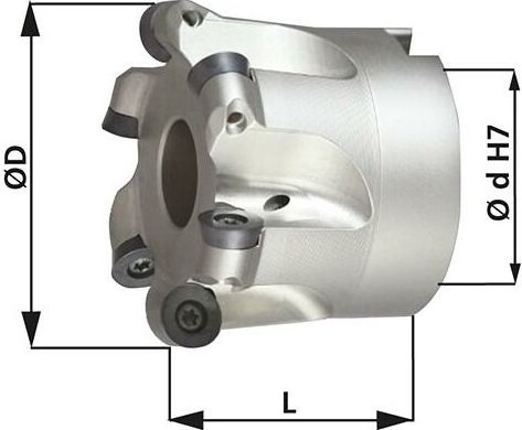 Aufsteck-Kopierfräser D66mm Z6 für RD.12T3 Format