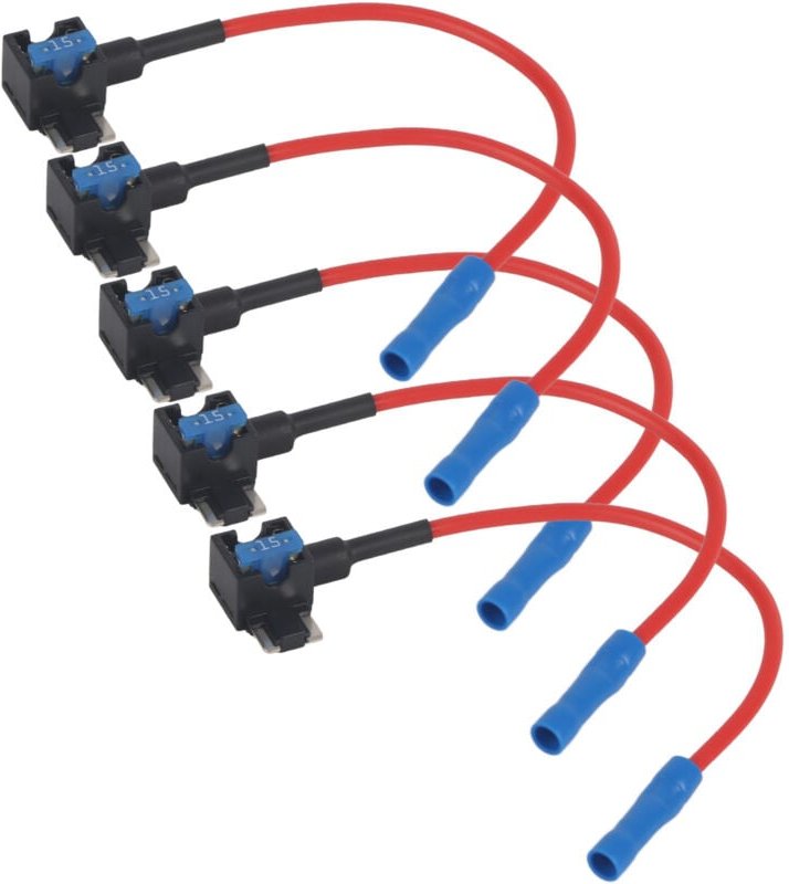 Ej.Life 5 Stücke Auto Auto Sicherungshahn Adapter Micro Mini Flachsicherungen Halter