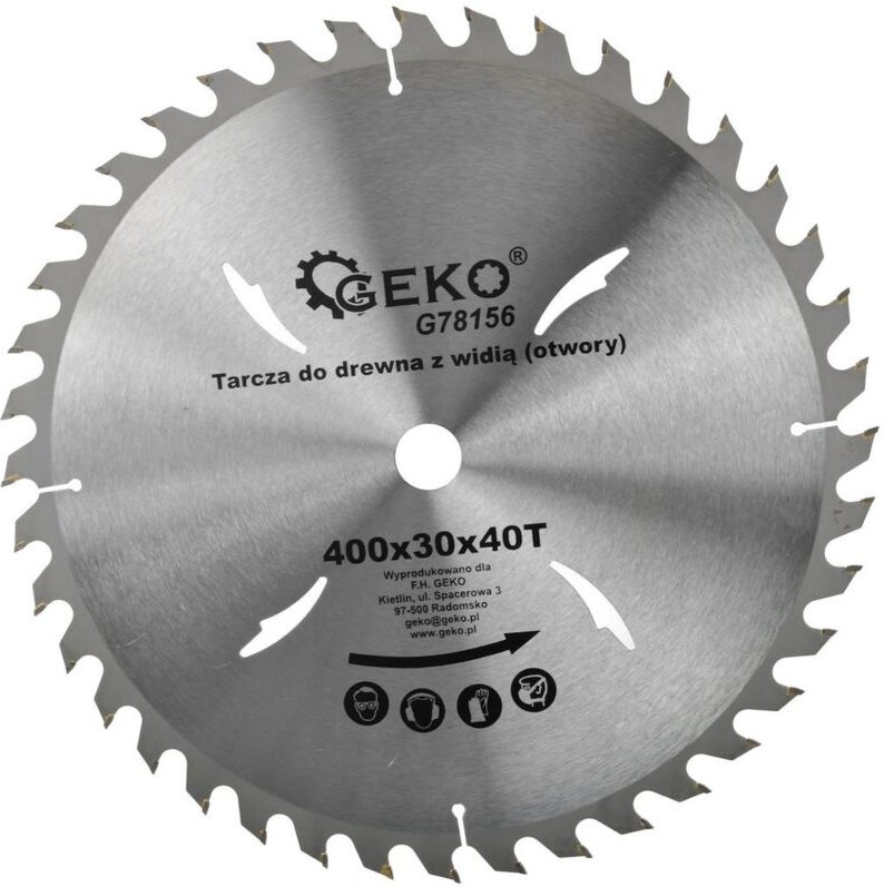 Holzsägeblatt 400x30x40T (Löcher) (10)