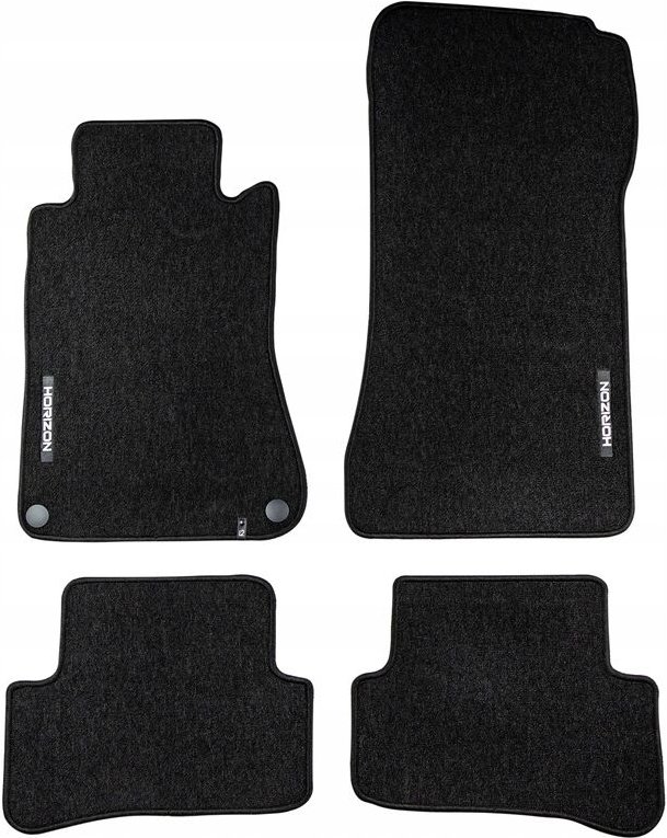 VELOURS MATTEN Fußmatten Mercedes-Benz C-Klasse W203 Limousine 2000-2007 HZ