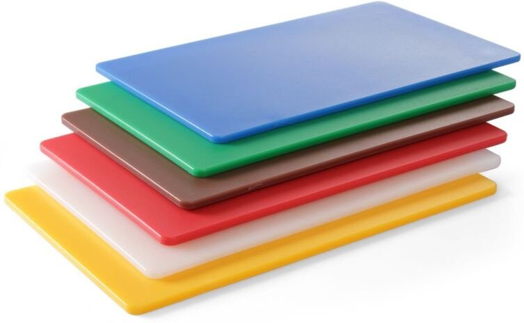 Hendi - Schneidbretter haccp Gastronorm 1/2, gn 1/2, Blau, 265x325mm