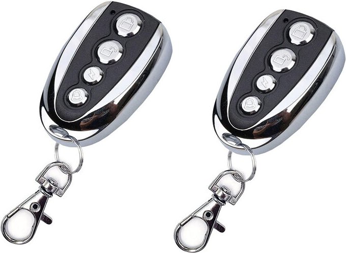 Mumu - 2 x Handsender 433 MHz Garagentor-Fernbedienung, kompatibel mit den Modellen Nice Flor-S, ditec, einfache Einstel...