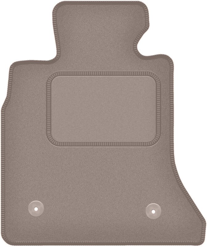 Fahrermatte beige für: BMW 5 F11 Kombi (Touring) (Klettverschluss) (2010-2013)