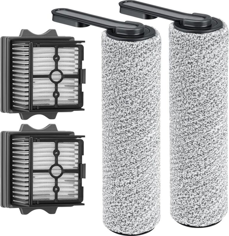 Ersatzbürstenrolle und HEPA-Filter-Kombination kompatibel mit Tineco Floor One S5 Combo Staubsauger (2 x Bürstenrolle + ...