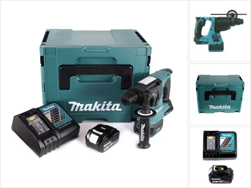 Makita - dhr 242 RF1J Akku Bohrhammer 18V 2,4J SDS-plus Brushless + 1x Akku 3,0Ah + Ladegerät + Makpac