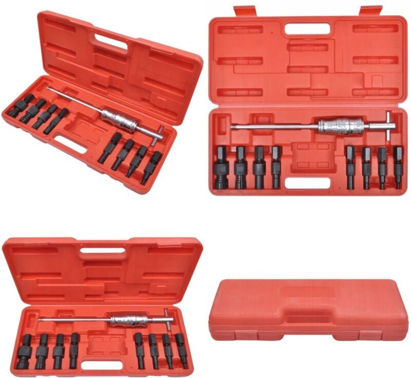 Vidaxl - 9-teiliges Sacklochlager-Abziehwerkzeug - Autowerkstatt - Handwerkszeug - Abziehhilfe - Sacklochlager - Werksta...