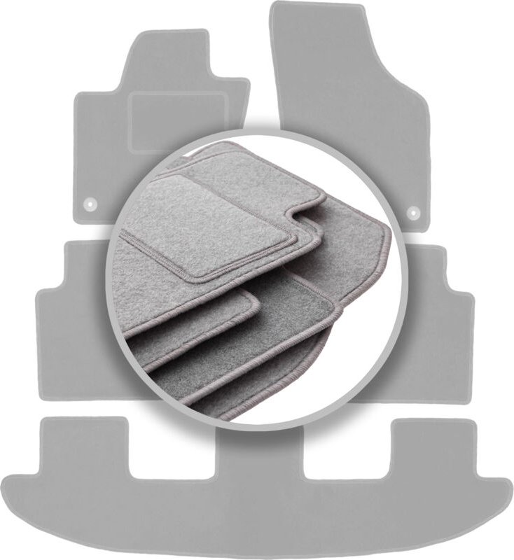 Graue Automatten für: Seat Alhambra II Minivan (2010-)