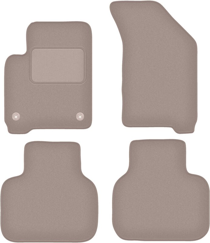 Beige Veloursmatten für: Fiat Freemont Crossover (2011-2016)