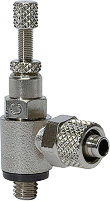 Drosselrückschlagventil, Abluftdr.Schnellverschr. G1/8, Schl.8/6 - Riegler