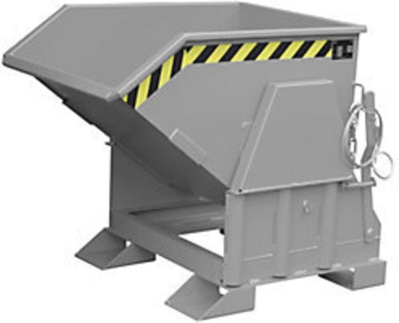Bauer Kippbehälter BK 30, lackiert, Mausgrau