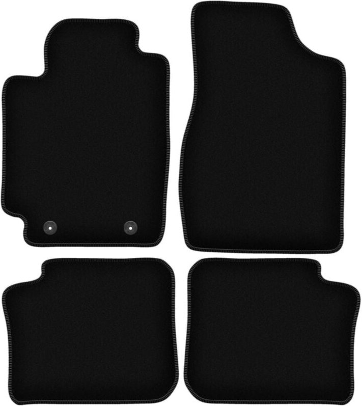 BASIC schwarze Veloursmatten für: Toyota Camry VI Limousine (2001-2006)