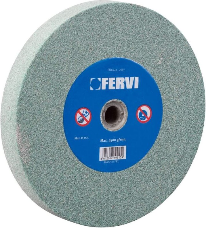 Schleifstein körnung 80 schleifscheibe silizium karbid 200x25x32mm Fervi MV03/80