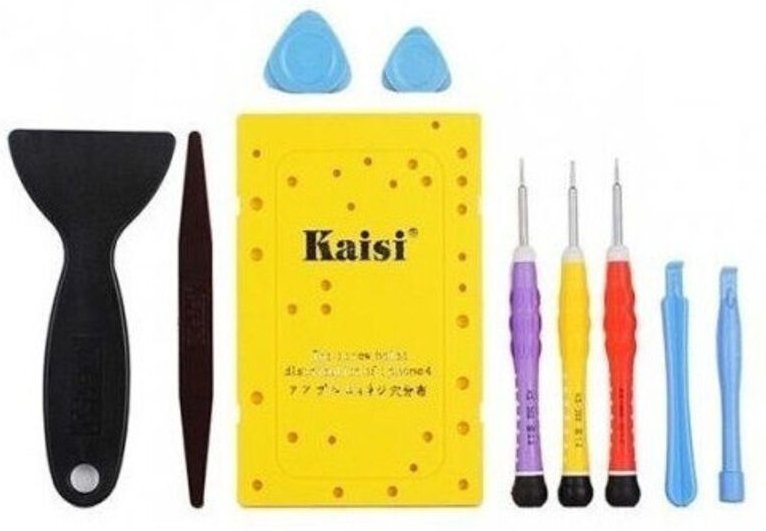 Trade Shop Traesio - Trade Shop - kit reparen nach smartphone set 10 pezzi cacciaviti pletti apertura leve -