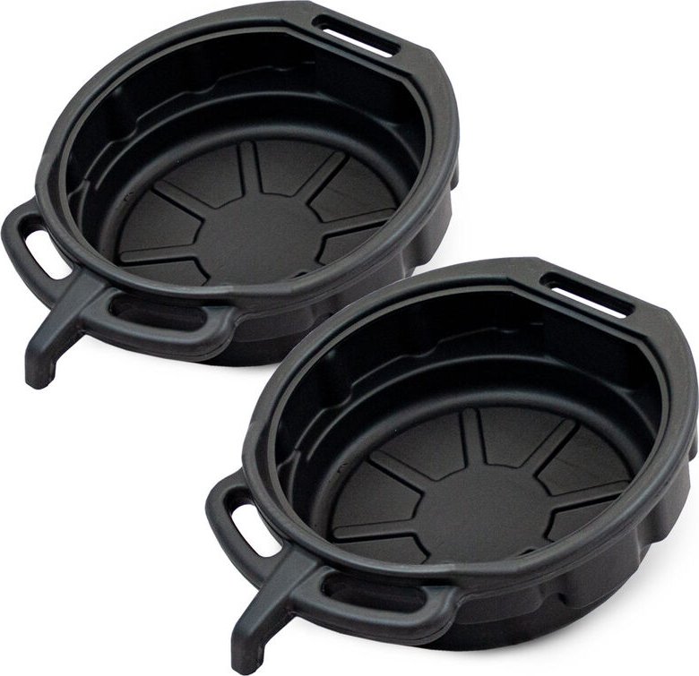 Bituxx - 2x Ölauffangwanne 15L Universal-Auffangwanne Mehrzweckwanne Ölauffangbehälter Ölwanne Öl Wechsel laugen- und sä...