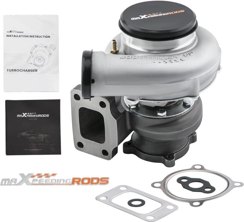 NEW GT35 GT3582 Turbolader T3 Flansch A/R .63 0.7 passend 4/6 Zylinder 3.0L-6.0L