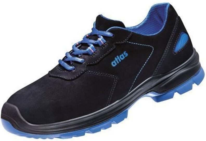 Atlas Sicherheitshalbschuh ERGO-MED 645 XP S3 ESD SRC DGUV W12 Gr. 48 schwarz/royalblau