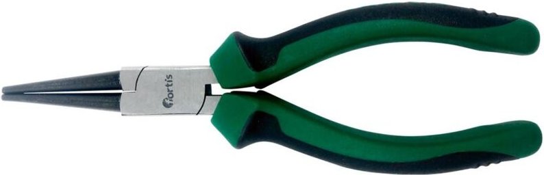 Thumbnail - Fortis Langbeckzange poliert, 160 mm, runde Backen, Mehrkomponenten-Griff