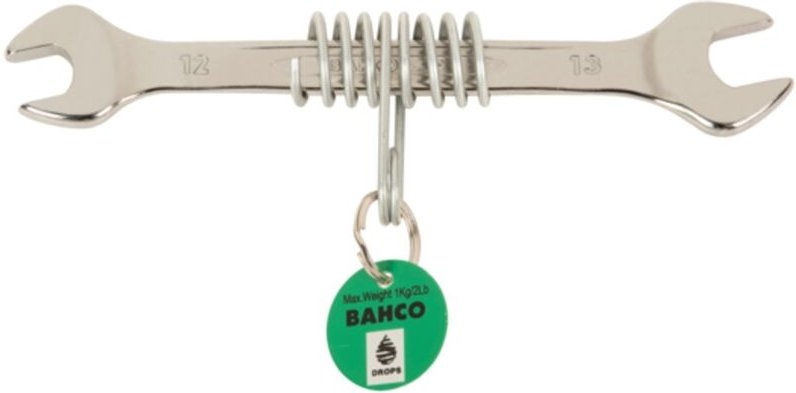 Bahco Doppelmaulschlüssel mit Sicherheitsfeder, 24 x 27 mm