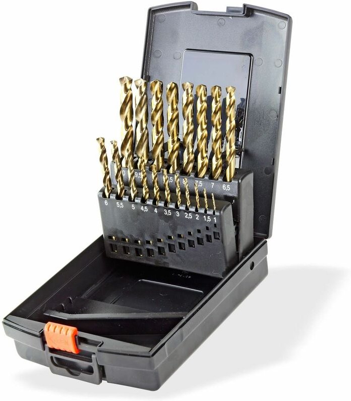 Cobalt Spiralbohrerset Bohrersatz Metallbohrer Spiralbohrer Bohrer 19 tlg.