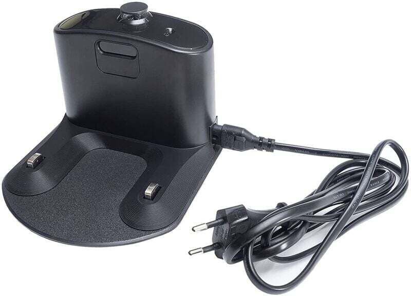 Caricabatterie per iRobot Roomba serie 5/6/7/8/9/I7/651, 4452367 Docking Station per telefono, nero