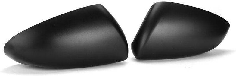 1 Paar schwarze Ersatz-Rückspiegelabdeckungen links und rechts für Nissan Qashqai 2007–2014