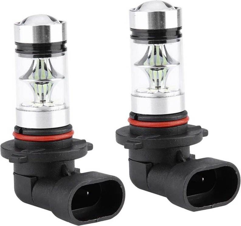 Jeffergarden - 2x 9006 HB4 8000K Eisblau 100W LED-Scheinwerferlampen-Set Nebelscheinwerfer für Auto