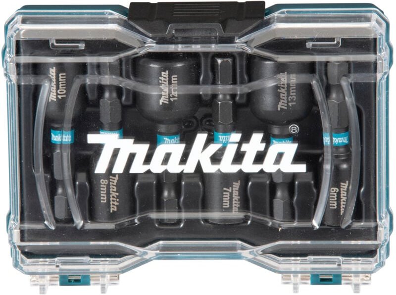 Set mit 6 Steckschlüsseln Impact black Makita E-15768